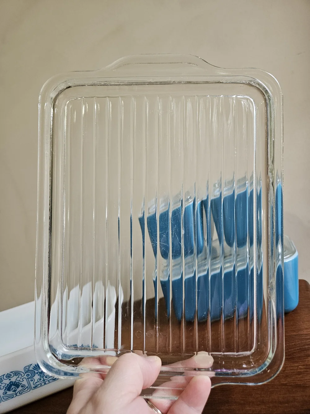 Pyrex Horizon Blue Refrigerator Set 1969-1972